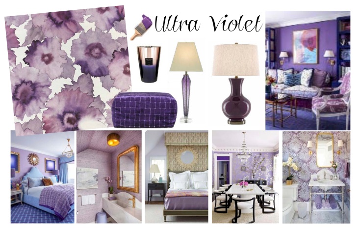 Violet Pantone Color Board